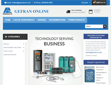 Tablet Screenshot of gefranonline.net